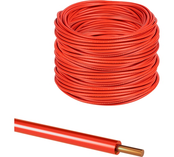 Провод TDM ELECTRIC ПуВнг(А)-LS 1х2,5 ГОСТ (500м), красный SQ0124-0283