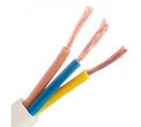 Электропровод MW 100м белый ПВС (ГОСТ) 3х2,5