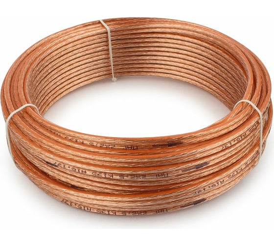 Акустический кабель Cablexpert , прозрачный, 15 м, бухта CC-TC2x2,5-15M
