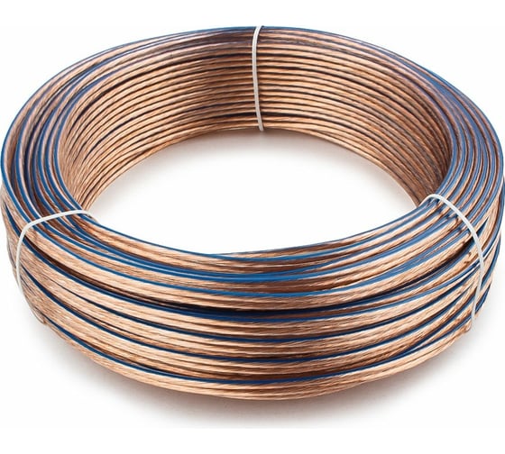 Акустический кабель Cablexpert прозрачный, 30 м, бухта CC-TC2x1,5-30M