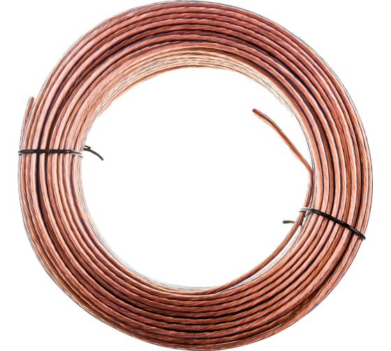 Акустический кабель Cablexpert прозрачный, 30 м, бухта CC-TC2x1,5-30M