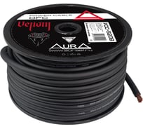 Кабель силовой AURA OFC, 4 AWG/20мм2, 25м/катушка, черный PCC-520B