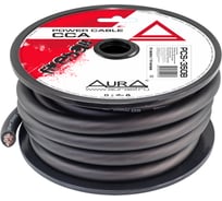 Кабель силовой AURA 0AWG/50мм2, 10м/катушка, черный PCS-350B