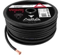 Кабель силовой AURA OFC, 6AWG/13,85мм2, 50м/катушка, черный PCC-514B