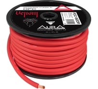 Кабель силовой AURA OFC, 4AWG/20мм2, 25м/катушка, красный PCC-520R