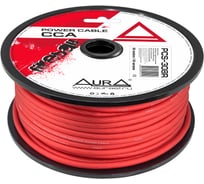 Кабель силовой AURA 8AWG/8мм2, 50м/катушка, красный PCS-308R