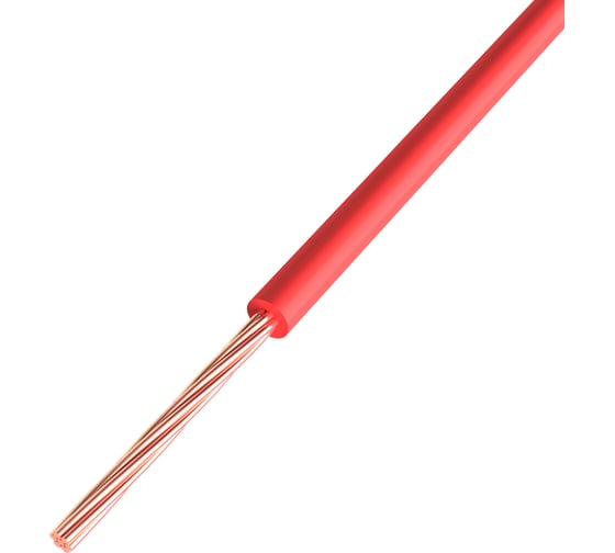 Провод ПГВА REXANT 1х1,00 мм2 Cu красный 200 м 01-6524-1
