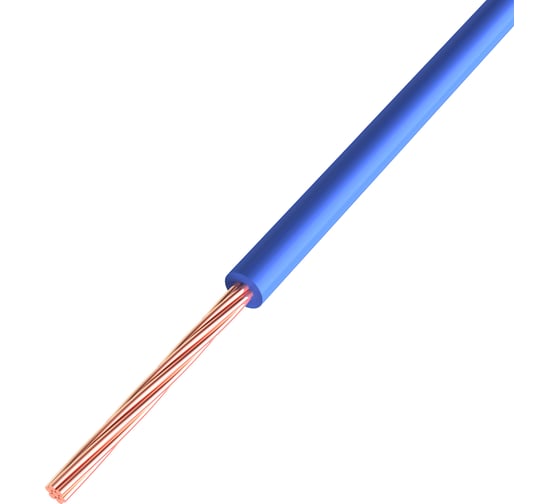 Провод ПГВА REXANT 1х1,00 мм2 Cu синий 200 м 01-6525-1