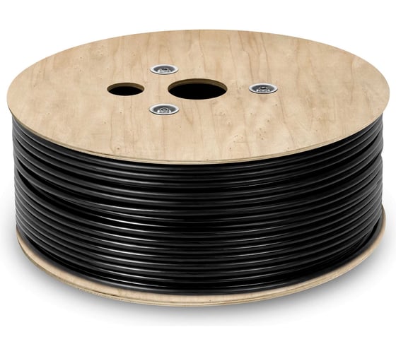 Кабель коаксиальный ДалСВЯЗЬ 5D-FB CU PVC (черный), 100 м бухта 8780 1