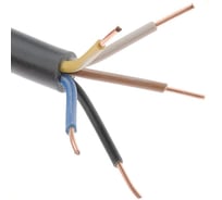 Электрокабель ВВГнг(А)-LS (зап) /ГОСТ MW 5х1,5 бухта 200м черный Ч-0,2