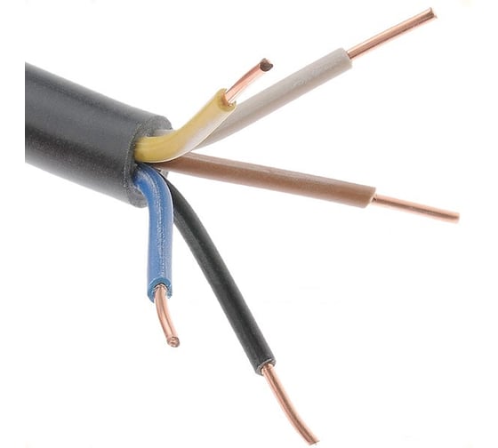 Электрокабель MW ВВГнг(А)-LS (зап) /ГОСТ 5х1,5 бухта 200м черный 5х1,5 Ч-0,2