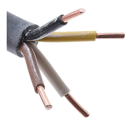 Электрокабель MW ВВГнг(А)-LS (зап) /ГОСТ 4х2,5 бухта 100м черный 4х2,5 Ч-0,1