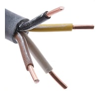 Электрокабель ВВГнг(А)-LS (зап) /ГОСТ MW 4х1,5 бухта 100м черный Ч-0,1