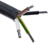 Электрокабель MW АВВГ (зап) /ГОСТ 4х10 бухта 200м черный 4х10 Ч-0,2