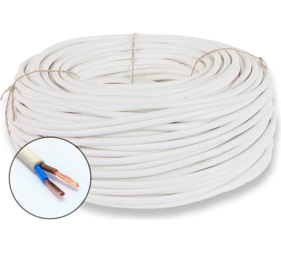 Провод бытовой ПРОВОДНИК ПВСнг(A)-LS 2х0.75 мм2, 100м BOZ63787L100