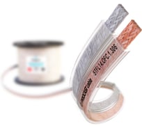 Плоский акустический Hi-Fi кабель, 16 AWG (2x1,306 мм), OFC медь, прозрачный, 15 м, STFL 16.OFC.1,306 PROCAST cable НФ-0000925
