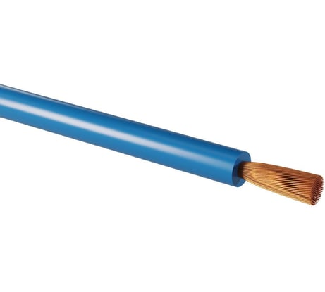 Провод электрический силовой ПуГВ АО "ЗАВОД "ЧУВАШКАБЕЛЬ" 1х1,0 синий (20 м) Чувашкабель ГОСТ ПF1120TГ0000004