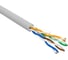 Кабель витая пара REXANT U/UTP CAT5е ПВХ 4x2x0.52 мм 24AWG внутренний однопроволочный серый 305м РФ 02-0005-R 1