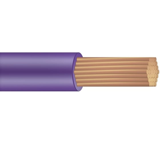 Электропровод MW ПуГВнг(А)-LS 1х2,5 фиолетовый бухта 500м ПуГВнг(А)-LS 1х2,5 фиолетовый-0,5 1