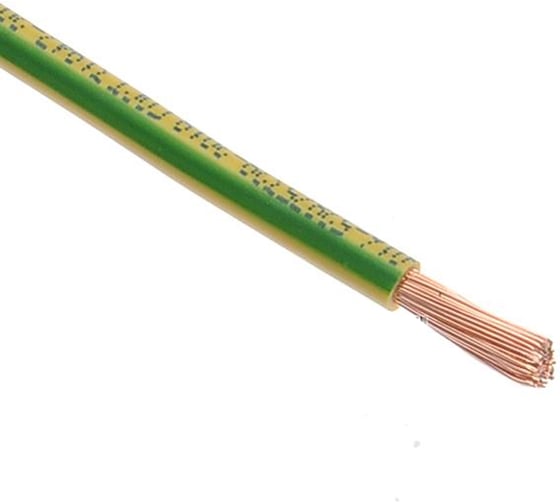 Электропровод MW ПуГВнг(А)-LS 1х1,5 жёлто-зелёный, бухта 500м ПуГВнг(А)-LS 1х1,5 жёлто-зелёный-0,5 1