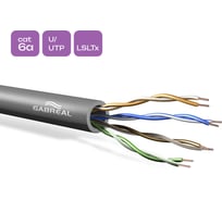 Витая пара GABREAL 500 м, CAT6A U/UTP 23 AWG LSLTx