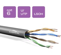 Витая пара GABREAL (1000 м) CAT6 U/UTP 250 MHZ 23 AWG LSOH
