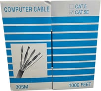 Кабель витая пара LUCKTEK Cat5e UTP 4x2x24AWG CCA PVC 305м LK-CAT.5e-UTP-4PV CCA