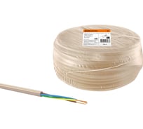 Провод TDM ELECTRIC ПВС, 3х1,5, ГОСТ, 100м, бежевый, "ЭКО" SQ0119-0077