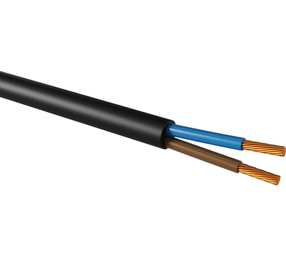 Провод TDM ELECTRIC ПВС, 2х4, ГОСТ, 10м, черный SQ0118-0315