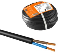 Провод TDM ELECTRIC ПВС, 2х4, ГОСТ, 20м, черный SQ0118-0331