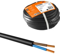 Провод TDM ELECTRIC ПВС, 2х4, ГОСТ, 5м, черный SQ0118-0299