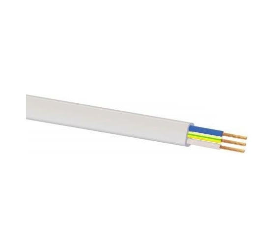 Шнур TDM ШВВПмб 3х0,75 200м, белый Народный SQ0120-0356 1