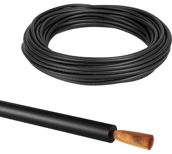 Провод TDM ELECTRIC ПуГВнг(А)-LS 1х10 ГОСТ (10м), черный TDM SQ0124-2736