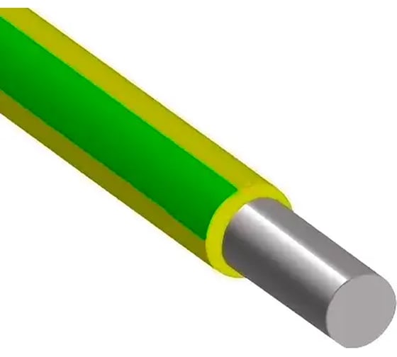 Электропровод MW ПАВ, бухта ГОСТ 2,5 жёлто-зелёный 500м 1