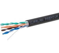 Кабель SUPRLAN Premium U/UTP Cat.5e 4x2x0,52 Cu LSZH нг(А)-HF UV In./Out 305м 01-0309-1