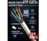 Кабель сетевой OXION 4 пары CAT5e UTP PVC 24AWG медь 30м +4шт. син. колп.+4 шт. RJ-45 разъема, арт. OX8P8C30LWC-4-4 2