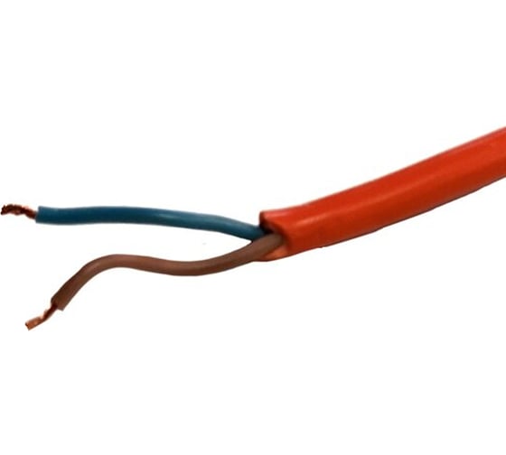 Электропровод MW бухта ПВС ПВС (ГОСТ) 2х0,75 оранжевый 200м 1