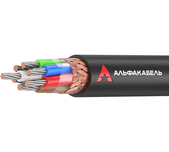 Кабель монтажный АЛЬФАКАБЕЛЬ МКЭШнг(А)-LS 4х0,5 по 100 м 04018