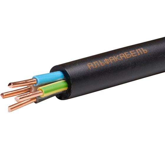 Кабель АЛЬФАКАБЕЛЬ ВВГнг-LS 4х1,5 мм ГОСТ 100 м 73179