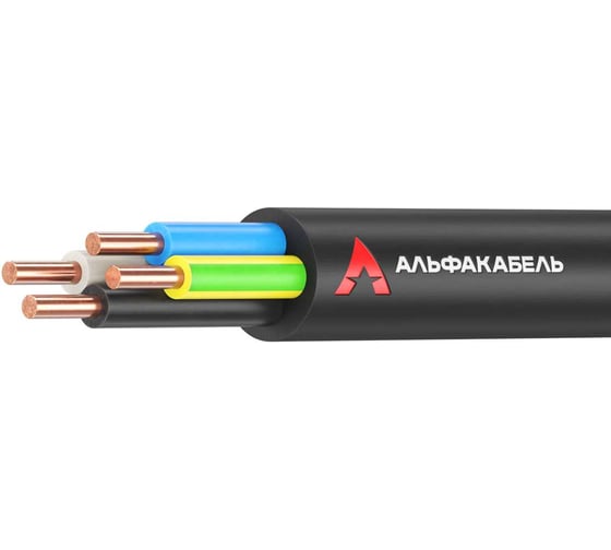 Кабель АЛЬФАКАБЕЛЬ ВВГнг(А)-LS 1х4 мм ГОСТ 200 м синий 05690