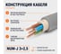 Кабель Спец NUM-J 3x2.5 мм2, 20 метров СПЕЦ-NUM-J 3X2.5-20 4