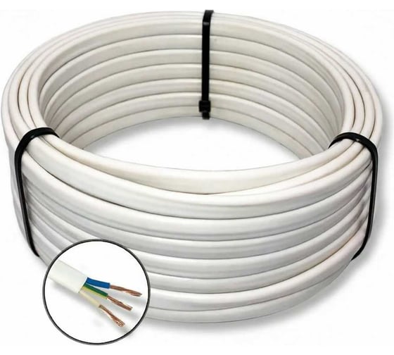 Провод (шнур) СПЕЦ ШВВП, плоский 3x0.75 мм2, 150 метров СПЕЦ-ШВВП 3X0.75-150