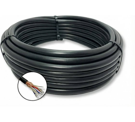 Кабель монтажный СПЕЦ МКЭШ 10x0.5 мм2, 10 метров СПЕЦ-МКЭШ 10X0.5-10