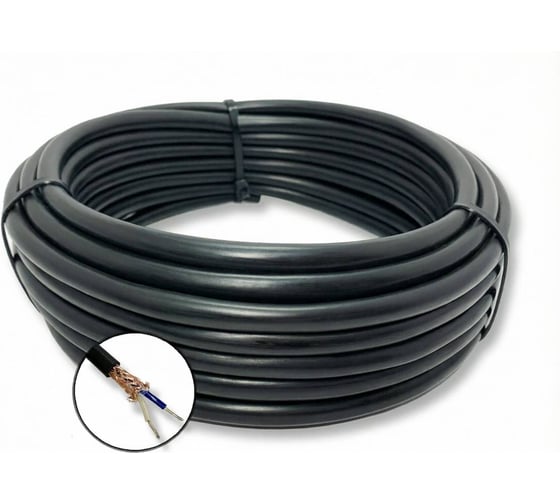 Кабель монтажный СПЕЦ МКЭШ 2x0.75 мм2, 20 метров СПЕЦ-МКЭШ 2X0.75-20