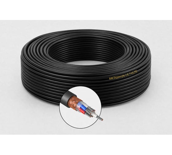 Кабель монтажный СПЕЦ МКЭШнг(А)-LS 7x0.75 мм2, 10 метров СПЕЦ-МКЭШНГ(А)-LS 7X0.75-10