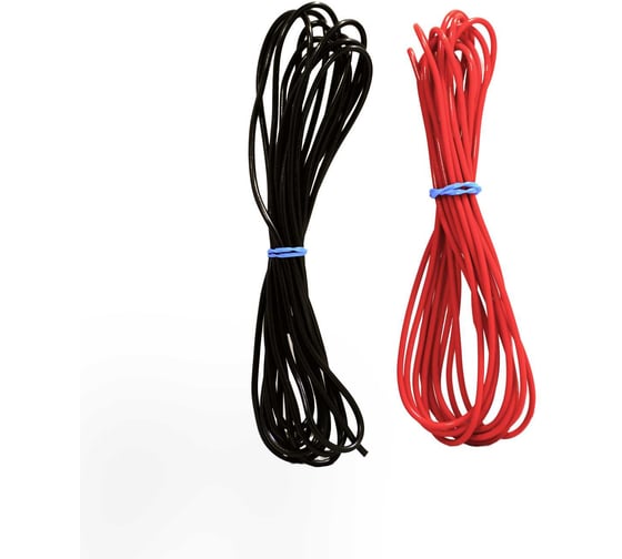 Комплект проводов Seppra ПГВА 0,50 мм.кв. 2 цвета по 3 метра 602.0500.003