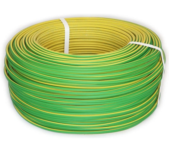 Провод установочный СПЕЦ ПуГПнг(А)-HF 1x16 мм2 желто-зеленый, 500 метров СПЕЦ-ПУГПНГ(А)-HF 1X16 Ж-З-500