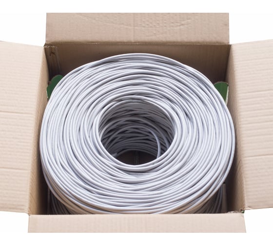 Витая пара TWIST 305м, UTP, 4PR, cat. 5e, CCA, PVC, 24 AWG, indoor UTP4-C5E-CCA-G24-IN-PVC-305-TWCS