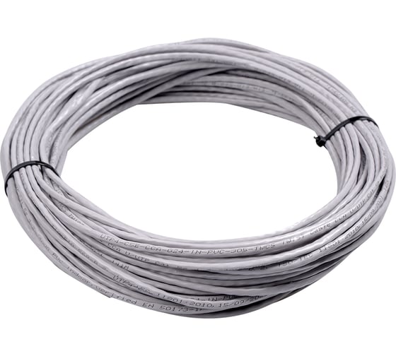 Кабель витая пара TWIST 35м, UTP, 4PR, cat. 5e, CCA, PVC, 24 AWG, indoor UTP4-C5E-CCA-G24-IN-PVC-35-TWCS