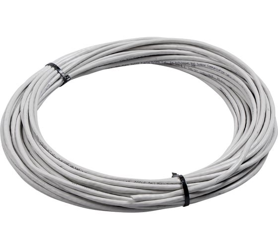 Кабель витая пара TWIST 20м, U/UTP, 4PR, cat. 5e, Cu, PVC, 24 AWG, indoor UTP4-C5E-G24-IN-PVC-20-TWCS
